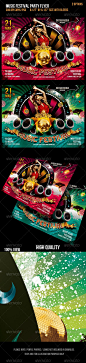 Music Festival Dance Party Flyer - Flyers Print Templates