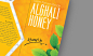 honey brochure : alghali honey brochure design