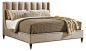 Pearl Barrington Upholstered Bed, ueen@北坤人素材