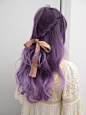 爱这样紫色的长发 紫色的背影 - qq皮肤 - 意兜兜