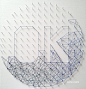 钉子绕线画diy教程：创作一个“OK”字母图案的绕线装饰画 - 手工客，diy手工制作教程频道