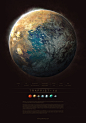 TRAPPIST - 1, Guillem H. Pongiluppi : Hey guys!

Last week I was fascinated by NASA's latest discovery on Trappist-1. 7 exoplanets, and the possibility that three of them might have water!

So, over the weekend I started making some concepts of some of th