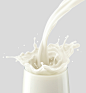 CGI / 3D - Milk Splash : Splash shape created based on what client wants.