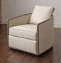 Baril Swivel Lounge Chair - Lounge Chairs, Ottomans  Benches - Collection - Mattaliano