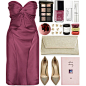 A fashion look from September 2014 featuring Zac Posen dresses, Gianvito Rossi pumps and Jimmy Choo clutches. Browse and shop related looks.