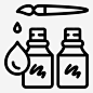 笔墨艺术瓶子图标 设计图片 免费下载 页面网页 平面电商 创意素材