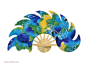 FANHA-101-paper-folding-fans-wedding-wholesale-SV402762_c.jpg (640×480)