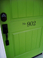 love the door, love the color, love the numbers.  yellow  ECKMANN STUDIO COM