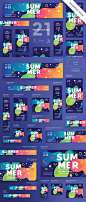 Web Banner Design Templates Bundle SALE example image 2  Web Banners Bundle consists of 3990 templates. You'll get 190 design ideas in 21 formats, so you'll surely find the one you need. All the templates are easy to edit and customize. Use them as the ar