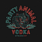 Rise Wise 在 Instagram 上发布：“Design for @partyanimalvodka . . . . . #vintage #branding #design #art #lifestyle #artwork #graphicdesign #drawing #lettering #artdirection…” : 873 次赞、 3 条评论 - Rise Wise (@rise_wise) 在 Instagram 发布：“Design for @partyanimalvodka 