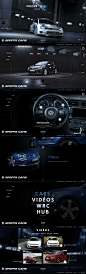 Volkswagen | Sports Cars Cool website with nice & smooth animations (736×2342) #web#