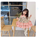 西班牙女童复古旗袍宫廷风洛丽塔公主裙周岁礼新款儿童洛丽塔风-淘宝网