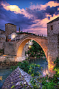 Mostar and the Old Bridge, Bosnia and Herzegovina