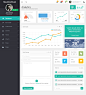 ReactiveDash – Admin PSD template- by: given - ICONFANS专业界面设计平台