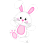 复活节兔子PNG免抠图