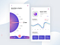 移动UI uiux统计移动ui加密货币管理应用程序