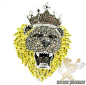 Mens Canary Diamond Sterling Silver White gold Lion Crown Ring 4.00 ct  | eBay : Stone Color: H-I White, Black, Canary, Red & Champagne. White Sterling Silver Diamond Lion King Ring 4.00CT. This ring features a unique design which cant be found anywhe