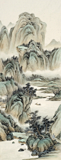 刘广中国山水绘画艺术作品（一）