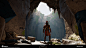 Assassin's Creed Odyssey - Environment Work, Valentin Oana : For AC Odyssey I worked on Mythical Creature Cyclops and the Arena. I've created the cyclops lair and the environment around the cave entrance.For the arena I've created the environment and also
