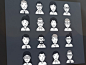 16 Free vector user avatar icons