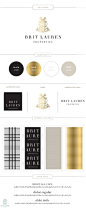 BritLauren Branding Design by Emily McCarthy ( EMMA J DESIGN ): 