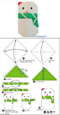 简单易学的日系卡通动物折纸_来自已筱兔的图片分享