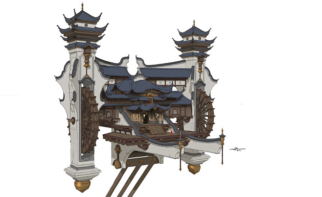 Chinese style archit...