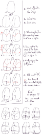 How I draw buttocks by rika-dono