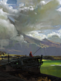 fisherman, Ramazan Kazaliev : I used some of the stunning Ruxing Gao clouds
