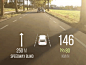 Simple HUD demo  Includes speedometer, cruise control speed indicator, max. speed road sign, no overtaking road sign, adaptive cruise control, lane departure warning, blind spot warning, turn arrow...