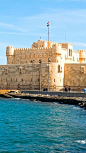 Fort Of Qaitbay, Alexandria, Eygpt
埃及的亚历山大卡特巴，堡垒，