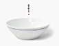 雨奶奶 西式出口原单白色陶瓷餐具 饭碗 沙拉碗 汤碗 小清新碗