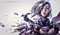 Farewell , Chengwei Pan : An fan art for the League of Legend project Fiora. the moment of saying goodbye.
