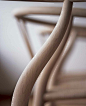 WISHBONE WALNUT CHAIR. HANS J WEGNER.