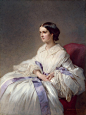 1858 Franz Xaver Winterhalter (Russian, 1805-73) ~ Countess Olga Shuvalova