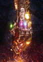 Avengers - Infinity War - Tribute : Avengers Infinity War Tribute 3D Illustration. This is not a spoiler :) Just wanted to create something inspired by the Marvel Cinematic Universe. Hope you like it! Also Thanks to Bosslogic for Collaborating on the cloc