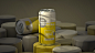 3D can CGI pantone Render soda beverage Brand Design drinks Packaging