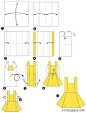【手工达人的折纸教程：服装系列】很可爱哒衣服折纸~实用生活智慧小百科