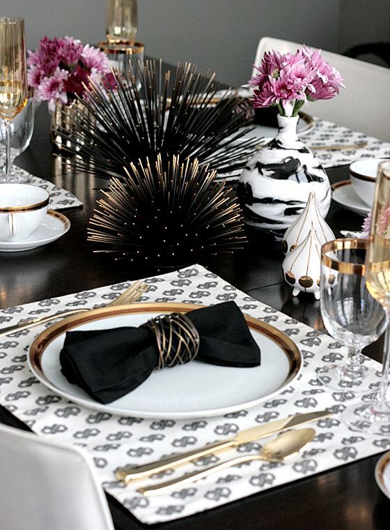 MY MODERN GLAM TABLE...