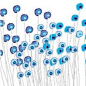 Avalisa Wildflowers Stretched Wall Art