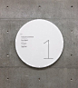 Pentagram’s Abbott Miller has designed environmental graphics for Tadao Ando's new arts center at the Universidad de Monterrey, Mexico. (discs match the concrete form dimensions)