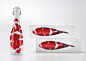 KOI Packaging Design by Bullet : Striking sake bottle design and packaging for Koi (also known as 