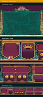 Slots Social Game | GUI Design by Naida Jazmín Ochoa, via Behance