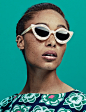 Adwoa Aboah Stars in House of Holland Summer 2013 Eyewear Campaign_eyes wide shut