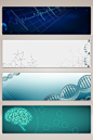 科技医学医药海报banner背景图