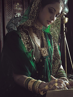墨非凡画坊采集到印度新娘