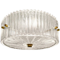 Carl Fagerlund for Orrefors Glass Chandelier / 5 Available 5.5 in. (14 cm) DIAMETER: 12.5 in. (32 cm)