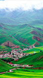 Beautiful landscape of Qinghai in northwest China