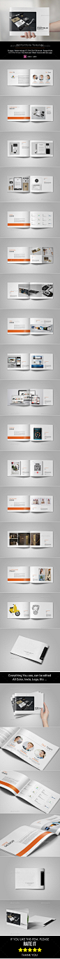 Portfolio Brochure Template - Portfolio Brochures