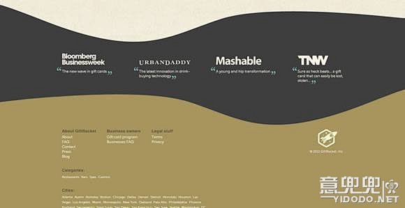 10个优秀的创意footer欣赏 - 设...